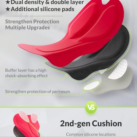 BALEAF Women's  Cycling Shorts 4D Padded Bike Shorts Bicycle Biking Meduim Black - Picture 5 of 7